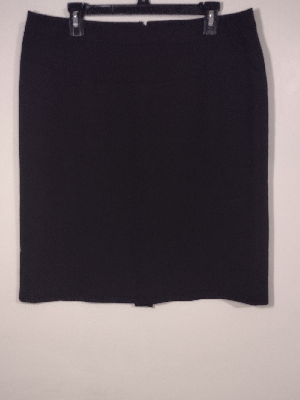 Classic Black Pencil Skirt - Women's Office Staple Size 14
